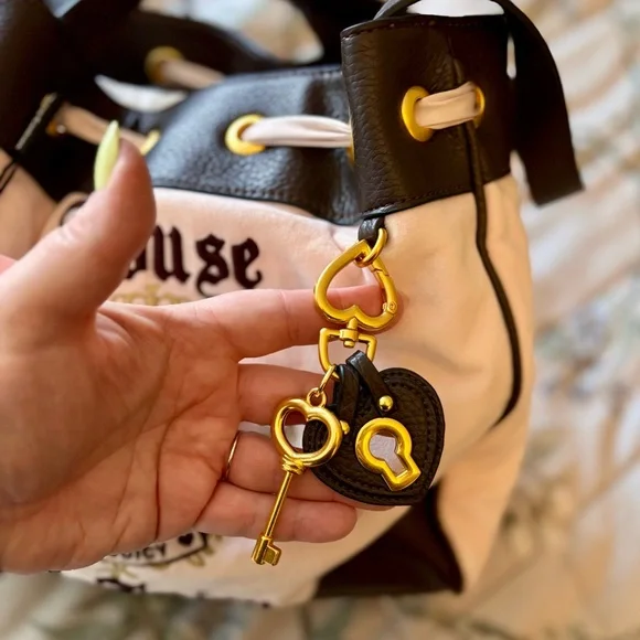 Juicy Couture Brown and Pink Daydreamer Tote Shoulder Bag - Picture 6 of 16